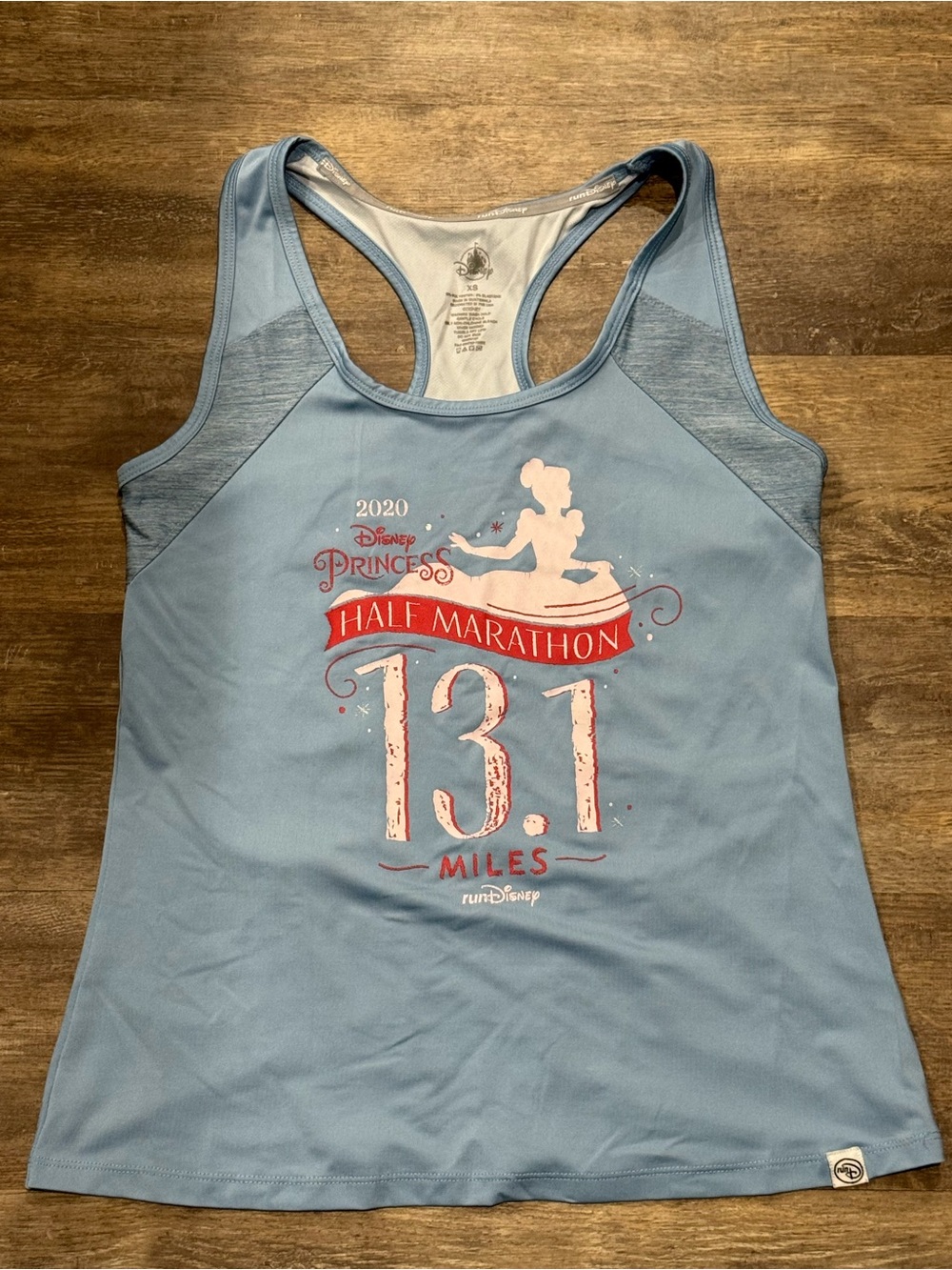 RunDisney 2020 Princess Half Marathon - Cinderella Racerback Tank Top